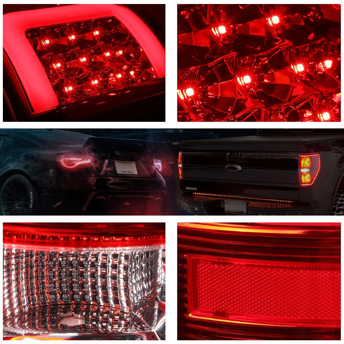 3D Polished Metal Red Emblem Decal for GMC Chevrolet