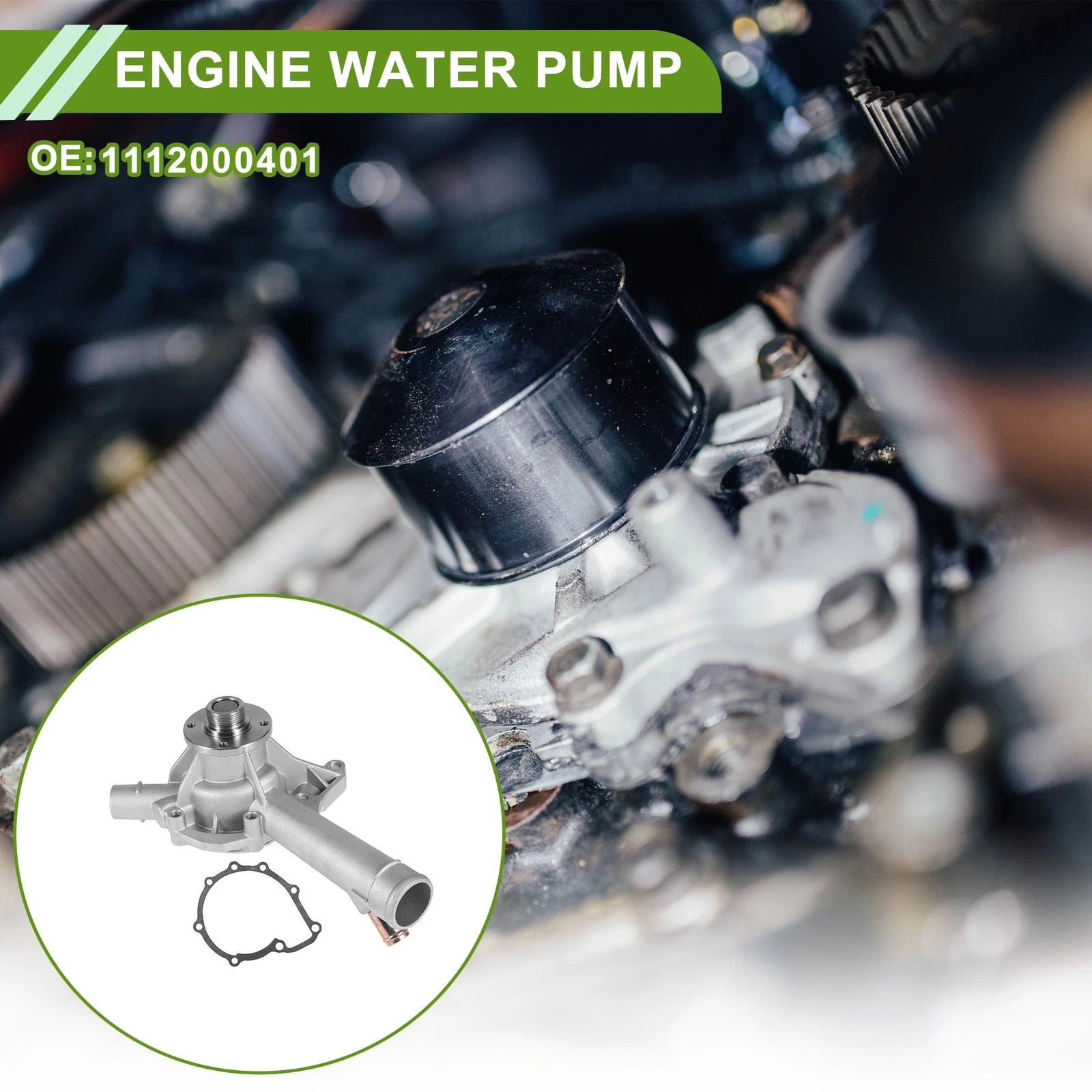 Engine Water Pump for Mercedes-Benz C-Class (No. 1112000401)