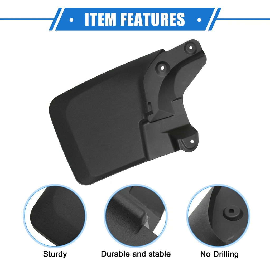 Mud Flaps Kit for Toyota Tacoma (2016–2023) - Front & Rear, OEM Fender Flares
