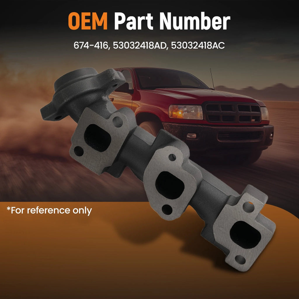 Cast Iron Exhaust Manifold for Dodge Durango 3.7L (2004–2009)