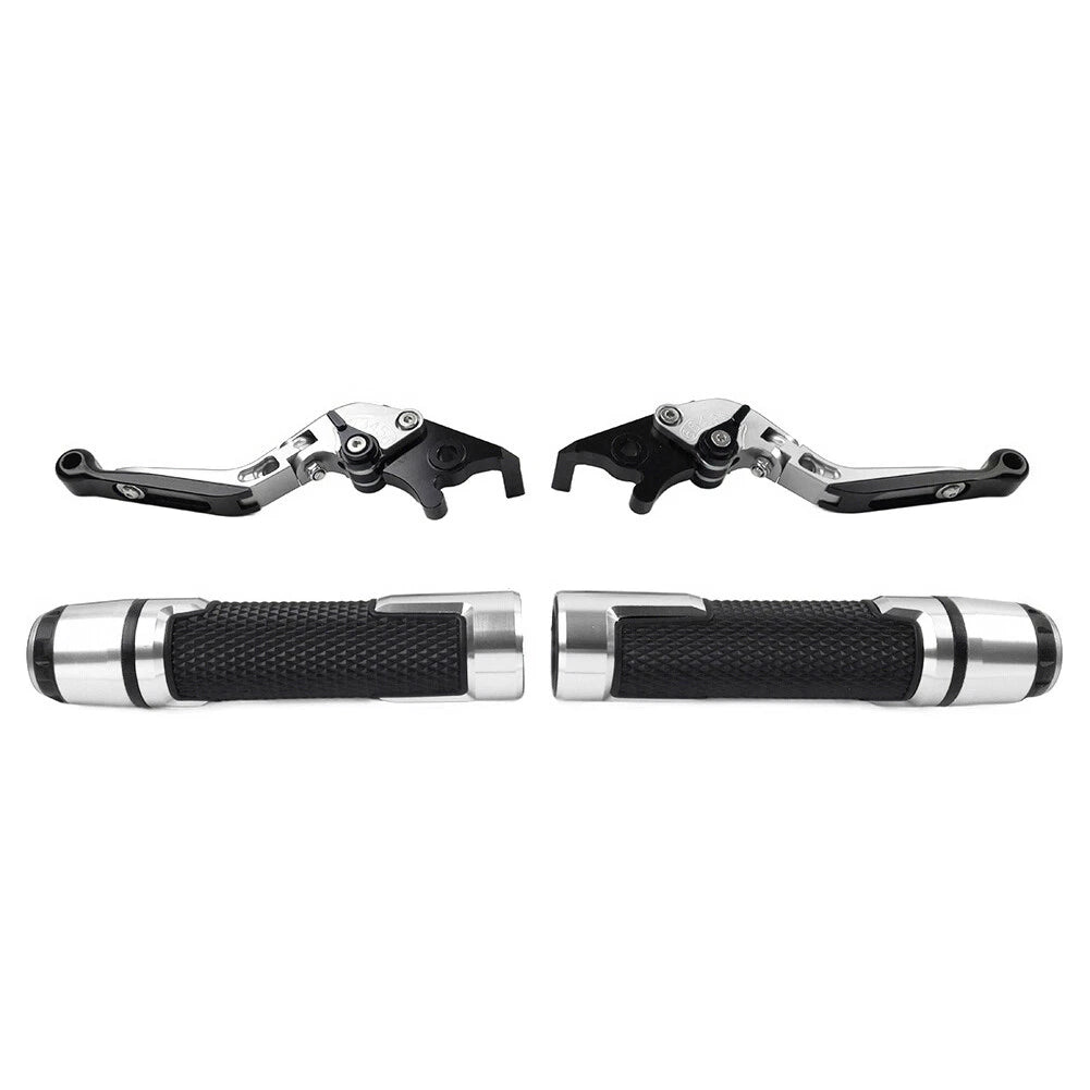 Silver Extendable Brake Clutch Levers Set for Kawasaki Z900RS (2018–2023)