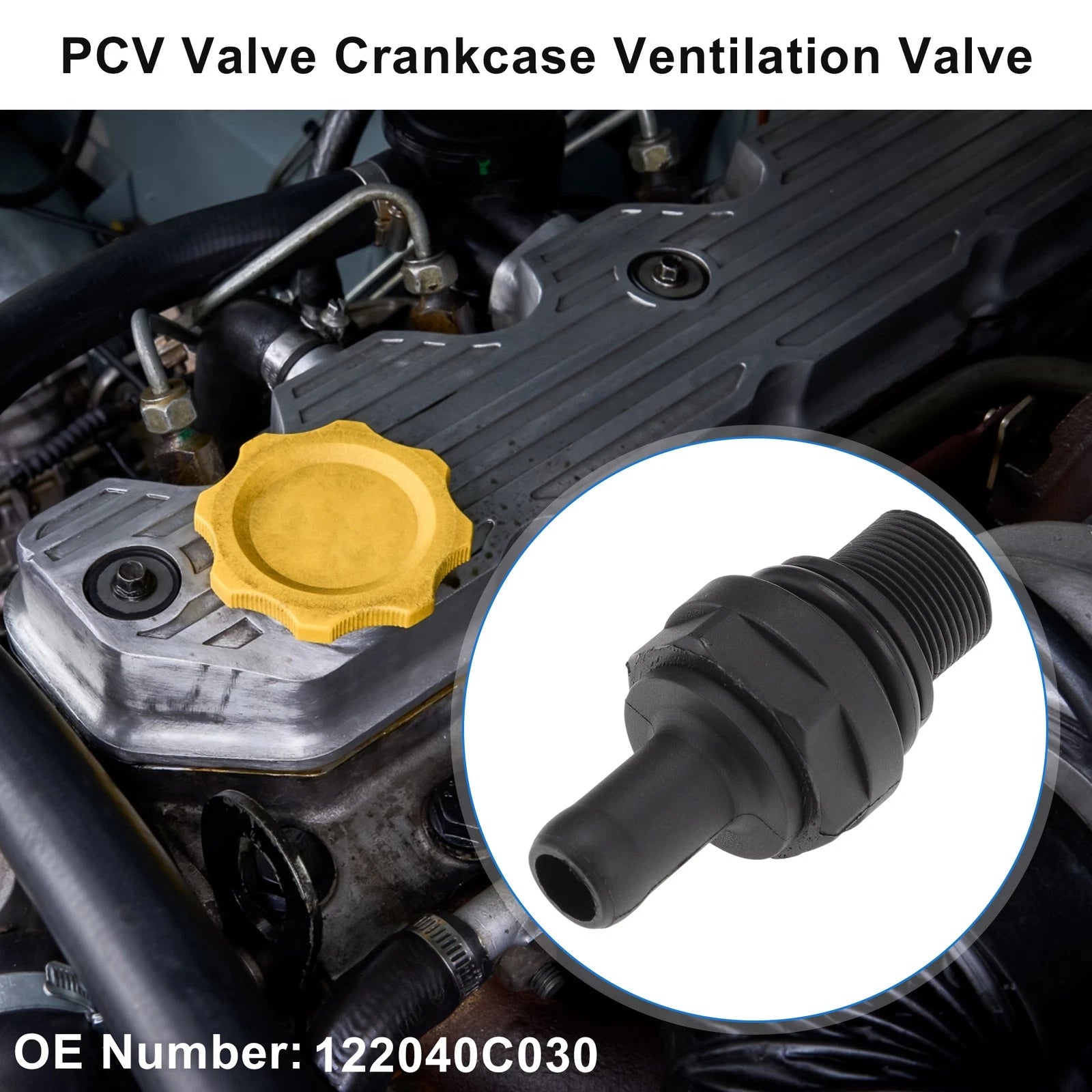 PCV Valve for Toyota Fortuner (2015–2018) No.122040C030