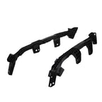 2X Front Bumper Headlight Bracket for Honda Civic Sedan (2022–2023) Black