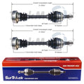 Set of 2 Front CV Axle Shafts for Lexus ES300 Toyota Camry (1992–2001)