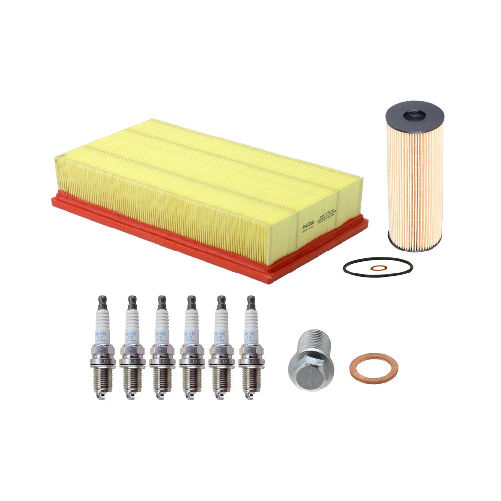 Wix Engine Air Oil Filters & NGK Spark Plug Kit for W124 E320 300E (1986–1995)