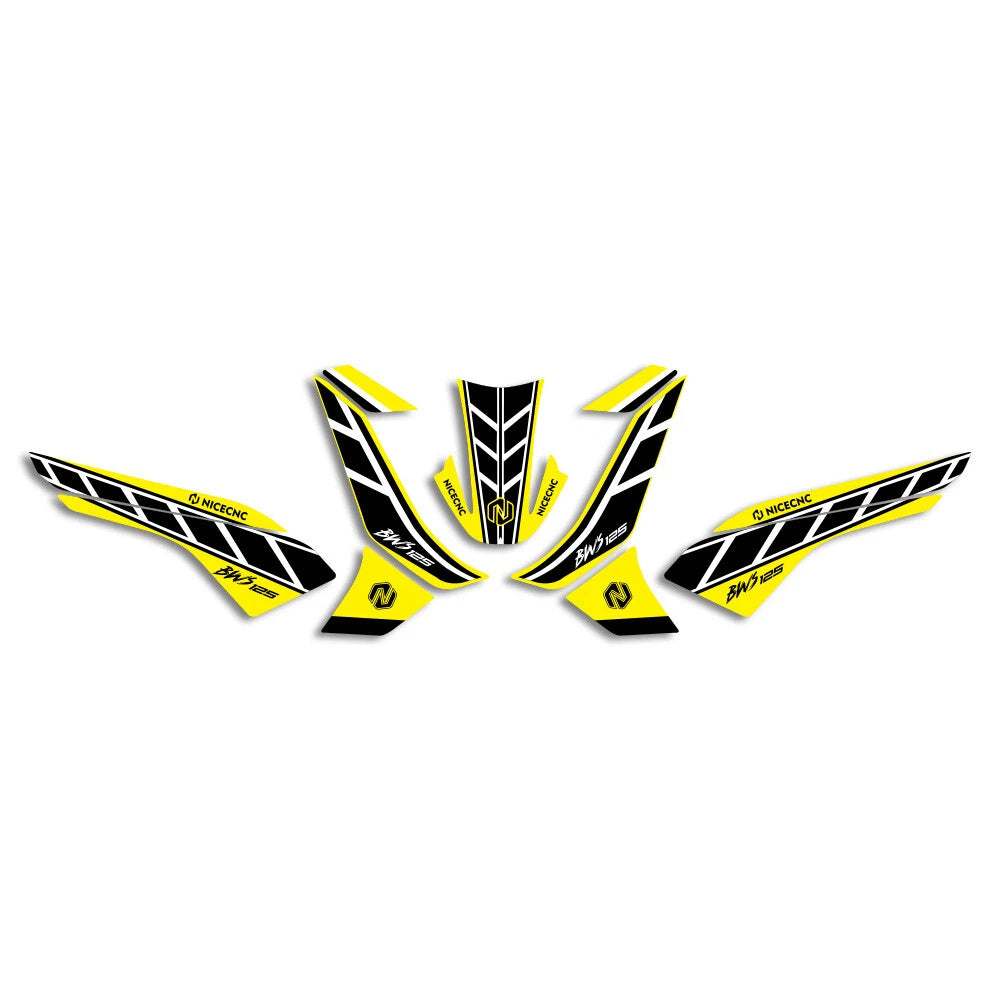 Team Graphics Decals Stickers Kit for Yamaha Zuma 125 BWS 125 (2009–2014)