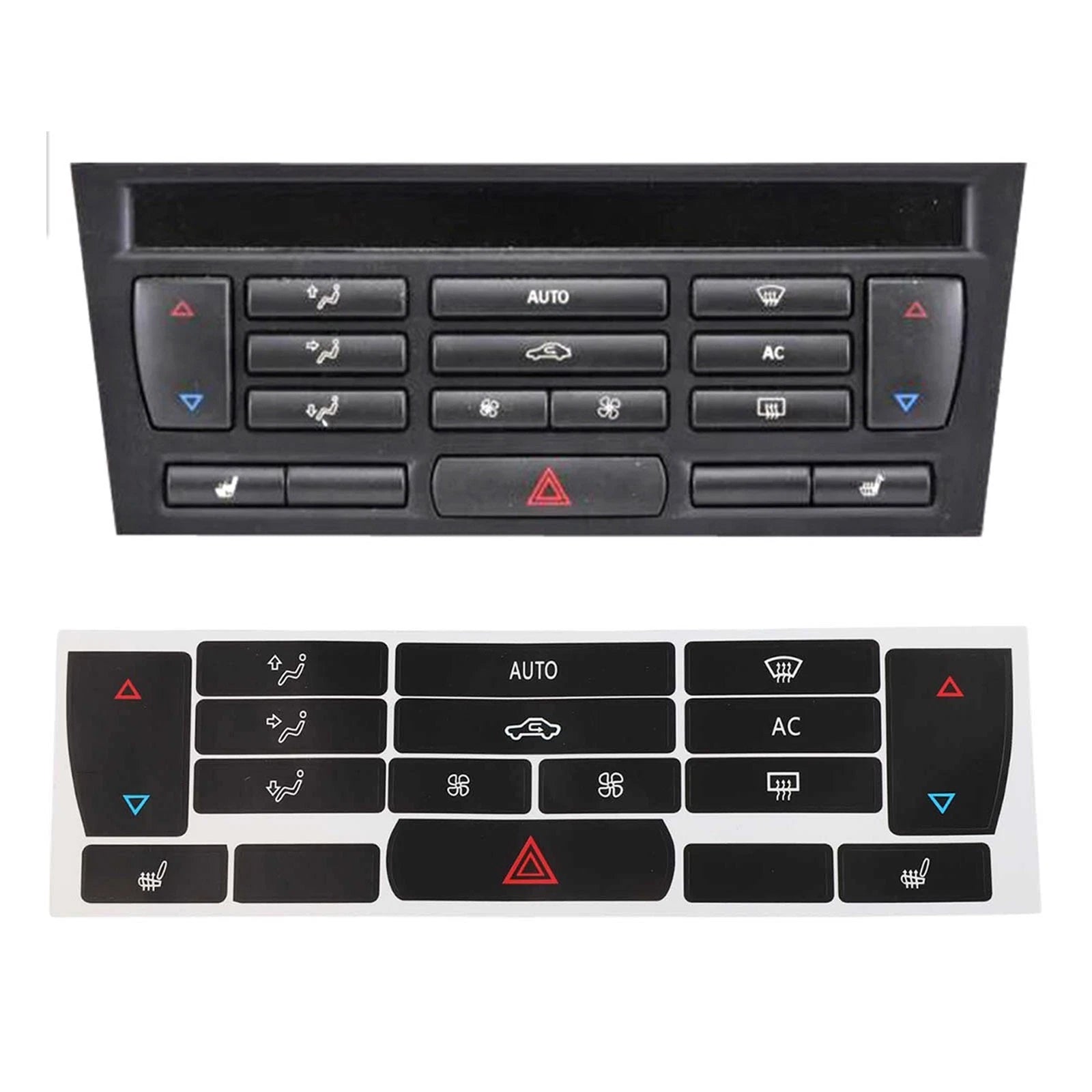 Climate Control Decals for - Push Button Type, LED