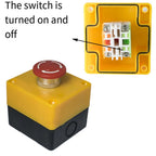 E-Stop Push Button 1NC+1NO for Panel Installation (LA38 10A)