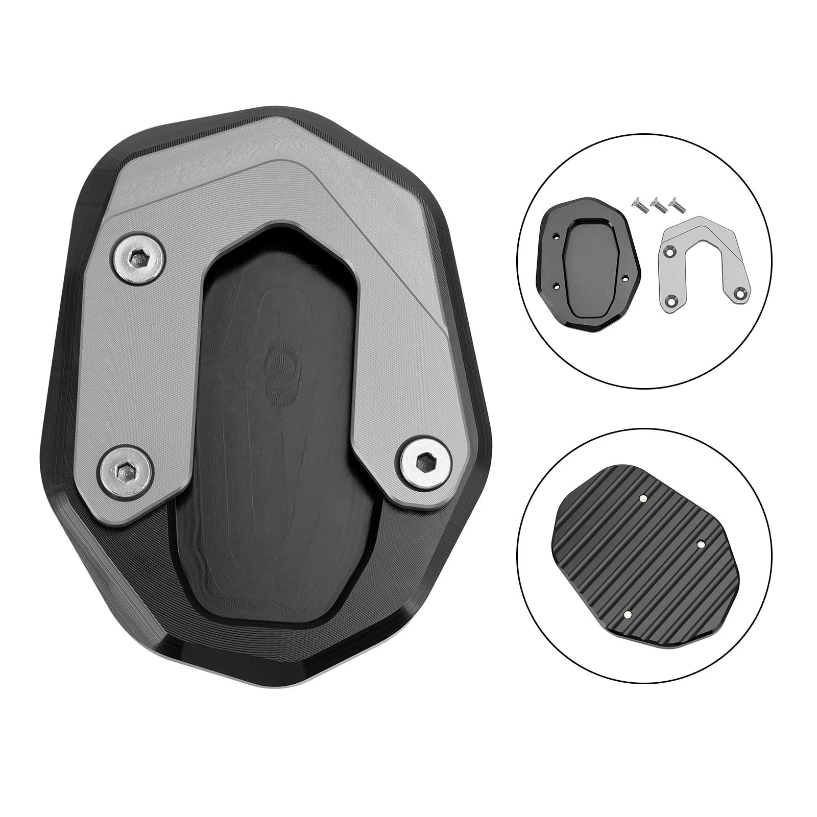 Kickstand Enlarger Plate Pad for Ducati Scrambler 800 (2015–2019) TI