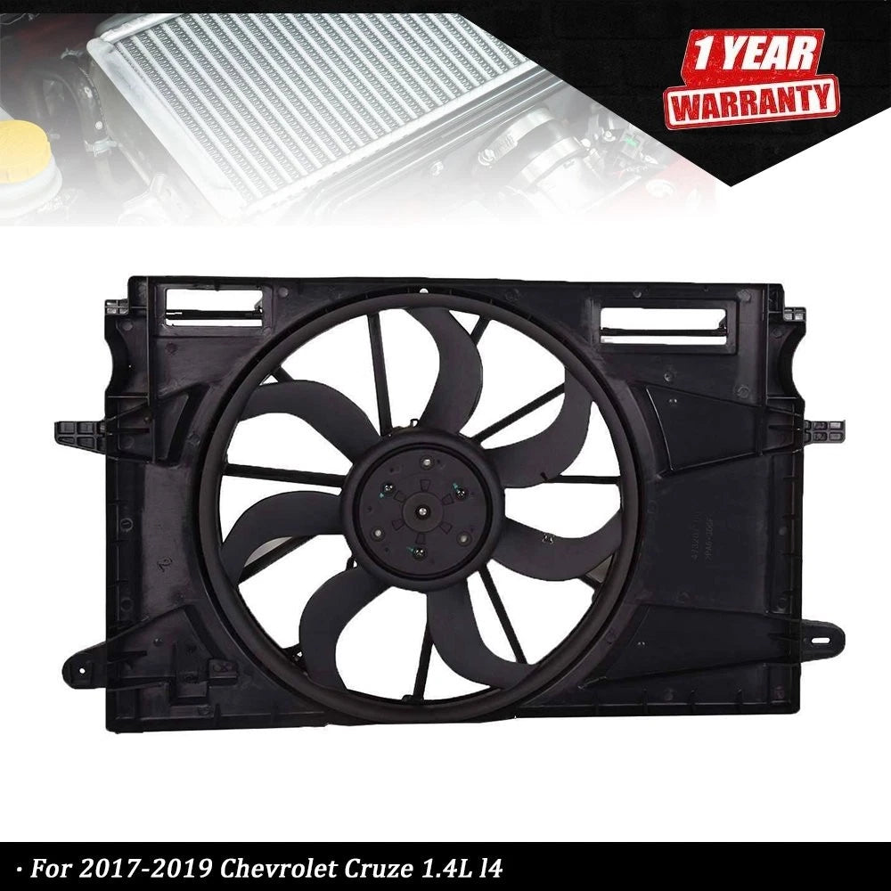 Radiator & Condenser Fan Assembly for Chevrolet Cruze (2017–2019)
