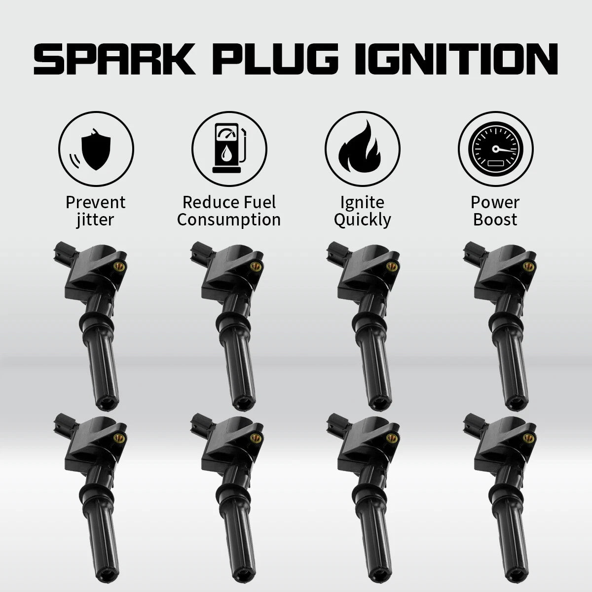 8X Ignition Coil for Ford F-150 E-150 F-250 Expedition (2004–2008) OEM FD503 DG508