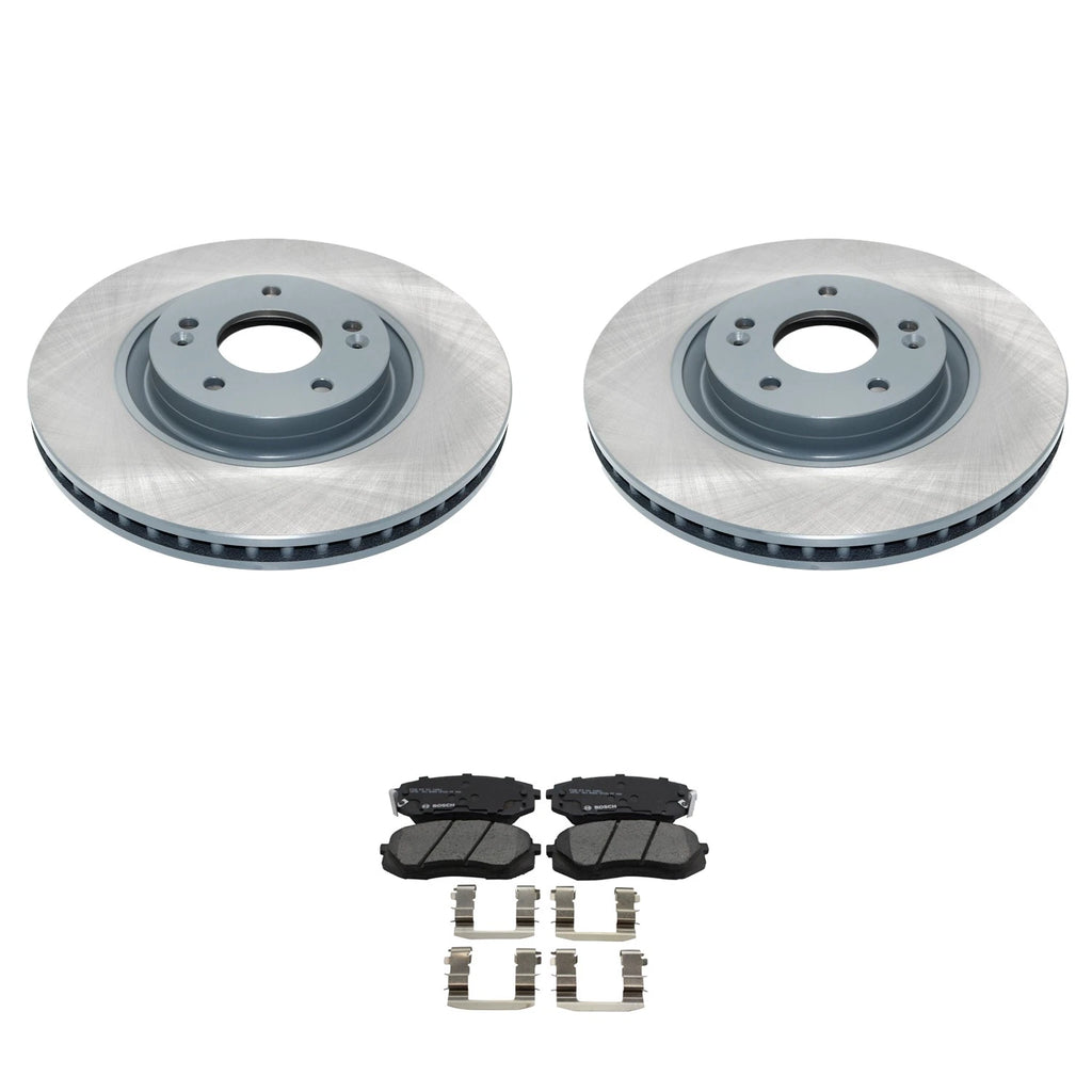 DuraGo Front Rotors & Bosch QuietCast Pads Kit for Cadenza (2014–2019)