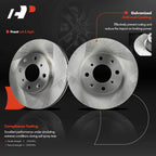2Pcs Front Disc Brake Rotor for Honda Civic (1990-2000)