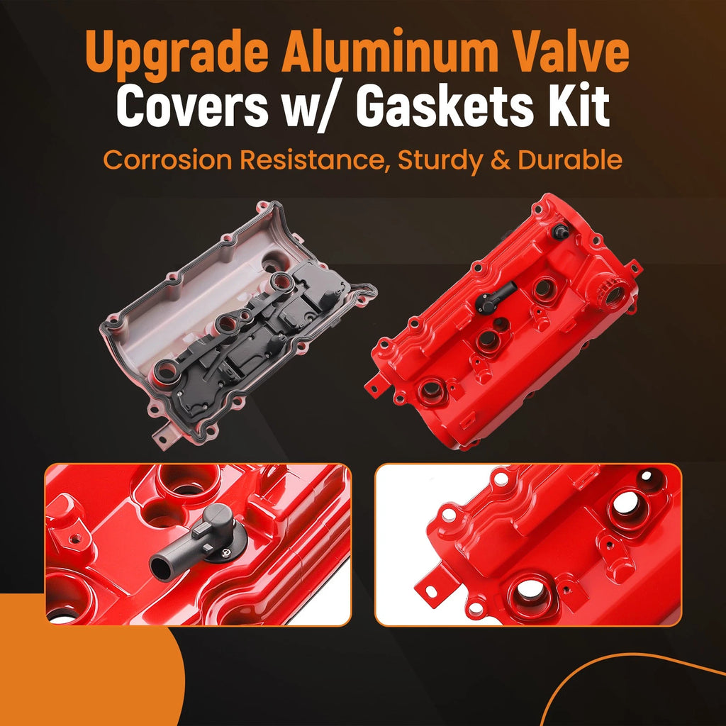 Aluminum Valve Covers for Nissan 370Z (2009–2020) / Infiniti M37 Q40 (2011–2015)