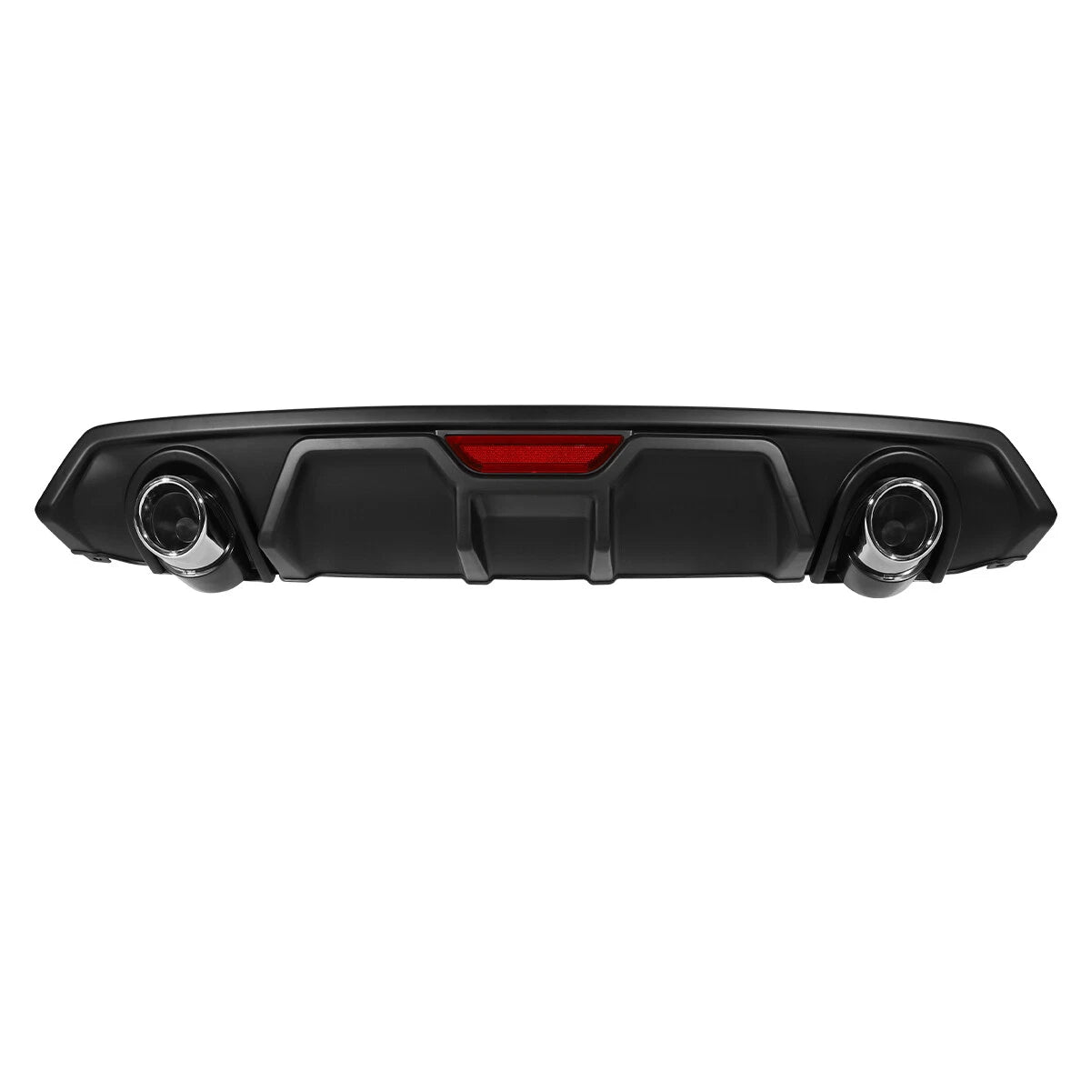 Matte Black Rear Bumper Diffuser Lip for Honda Civic (2016–2020)