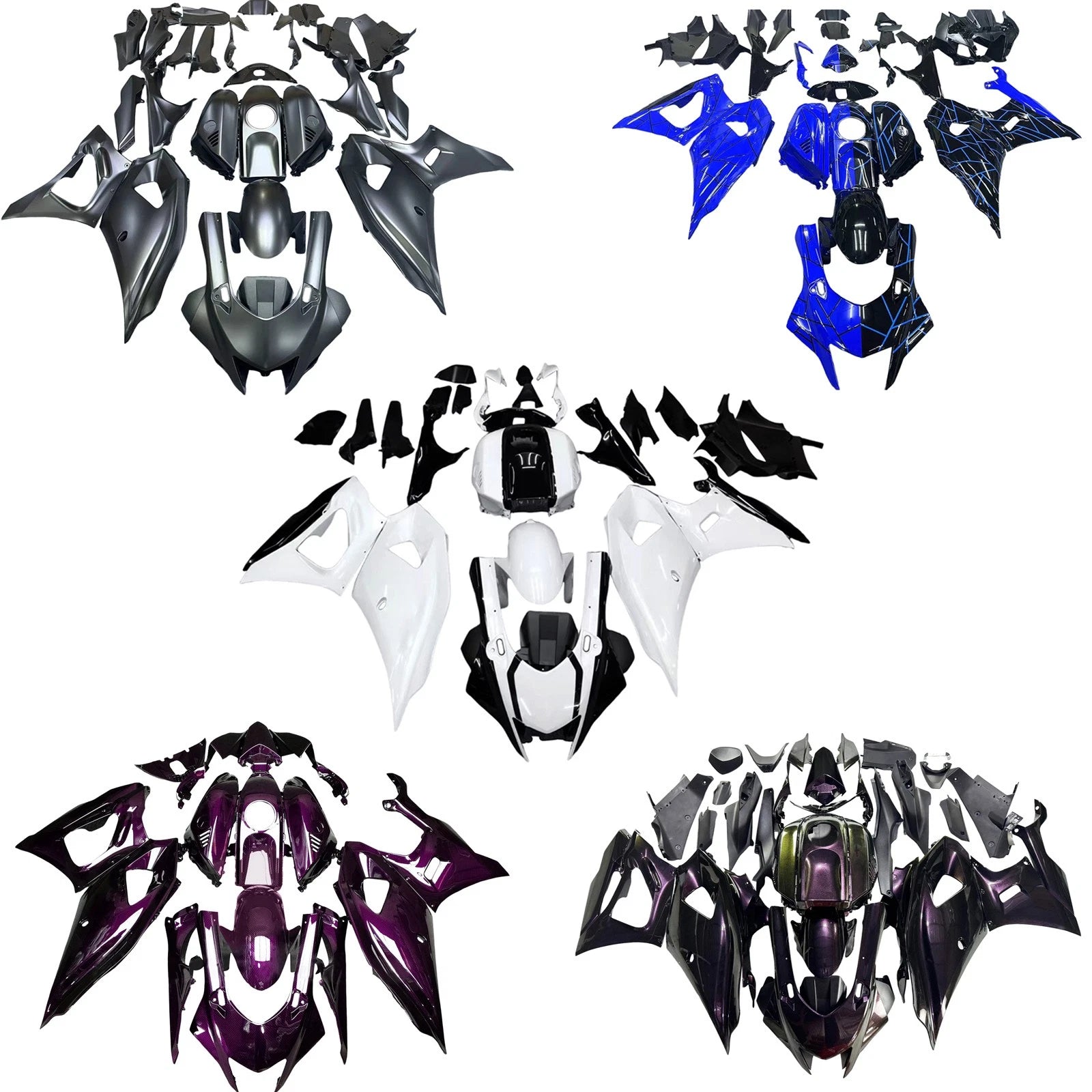 Fairings Kit + Bolts for Yamaha YZF R7 (2021–2025) ABS Injection Bodywork