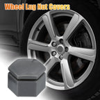 20 Pcs 22mm Wheel Lug Nut Cover for Land Rover Range Rover Sport (2006–2013) Gray