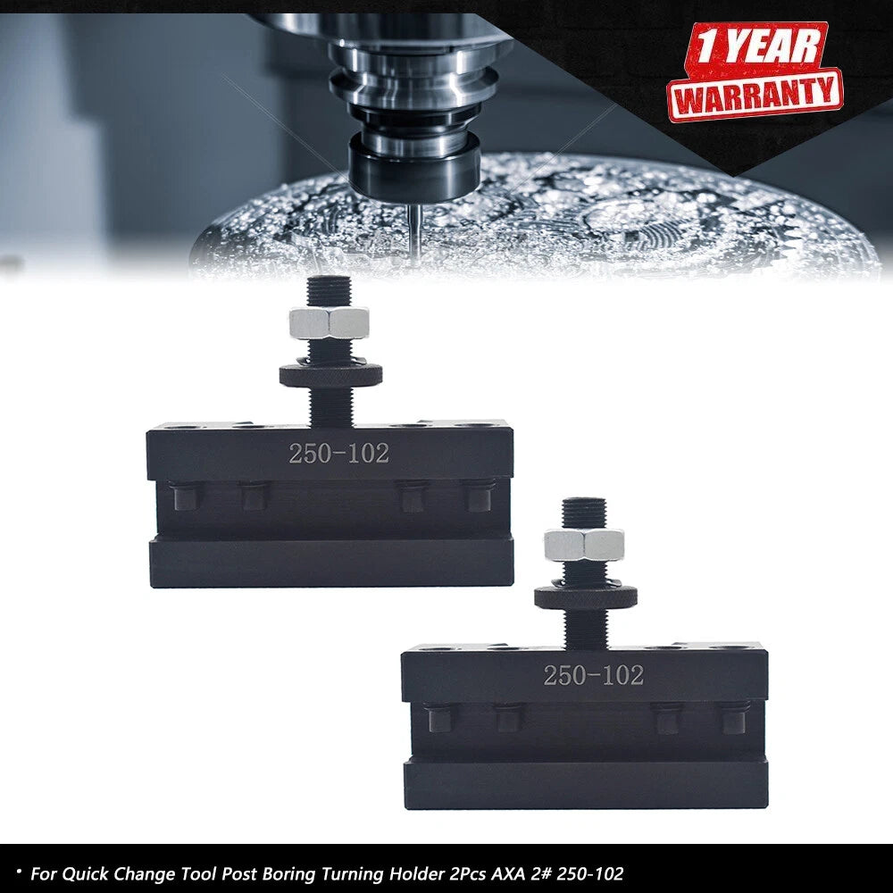 2Pcs Quick Change Tool Post Boring Turning Holder for AXA Lathes