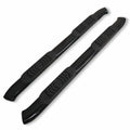 Black 5in Steel Oval Bent w/Step Pads Step Nerf Bar for 2019 Ram 1500 Crew Cab