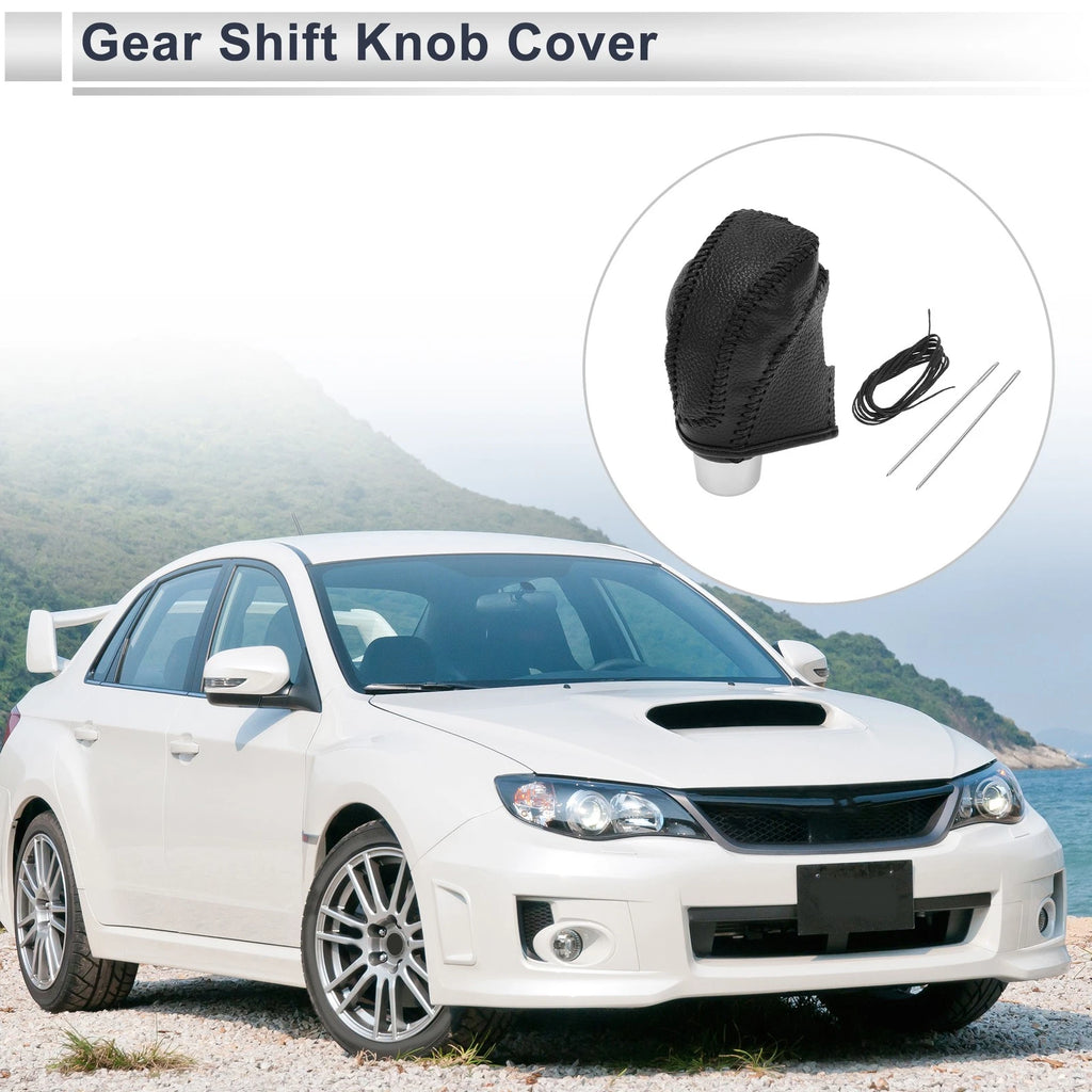 Gear Shift Knob Cover for Subaru Impreza (2017–2023) Pebbled Black