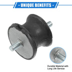 2pcs Auto Transmission Mount for BMW 325is (1992 - 1995) Rubber Black