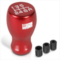 J2 Flat Top Teardrop Aluminum Shift Knob for Universal Vehicles (6-Speed)