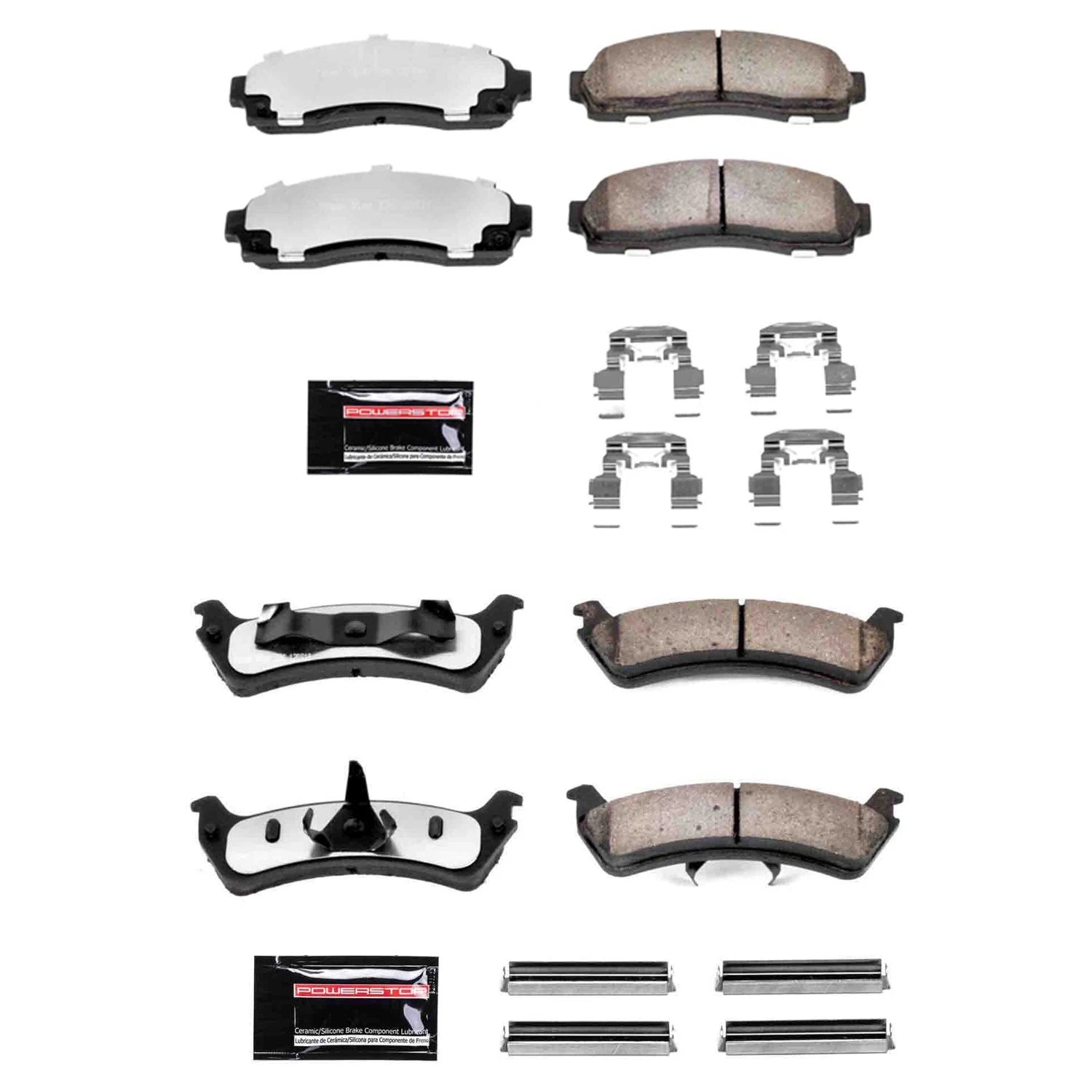 PowerStop Z36 Carbon-Fiber Ceramic Disc Brake Pads Kit for Ford Explorer