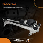 Front Windshield Wiper Linkage with Motor for Honda Accord (2003-2007)