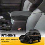 Center Console Lid Armrest Leather Cover Trim for Toyota 4Runner (2010–2023)