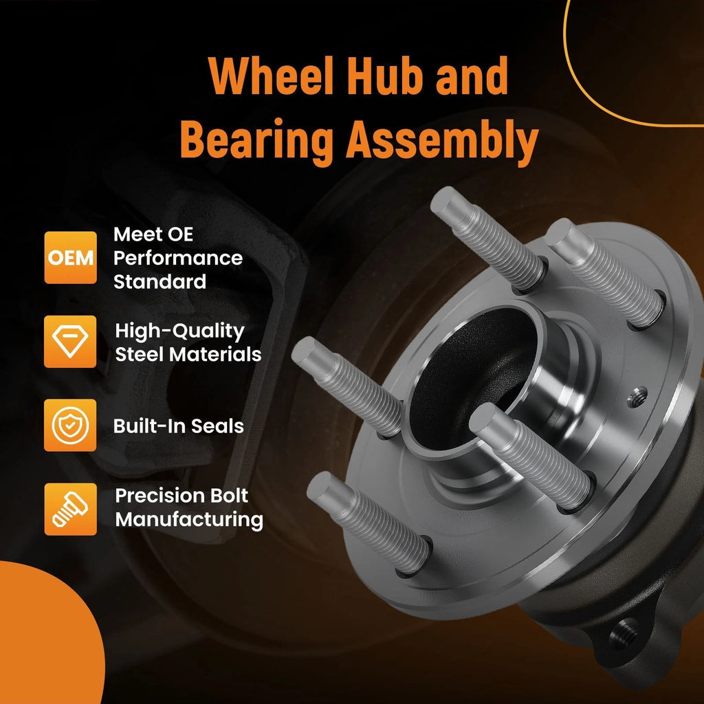 Rear Wheel Hub & Bearing Assembly for Cruze 1.4L 1.6L (2016–2019) WH590490