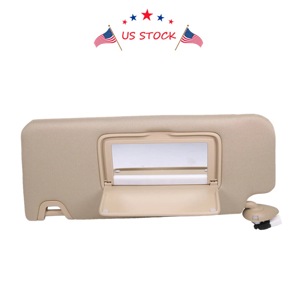 Left Driver Side Sun Visor for Honda Accord (2008-2012) with Mirror