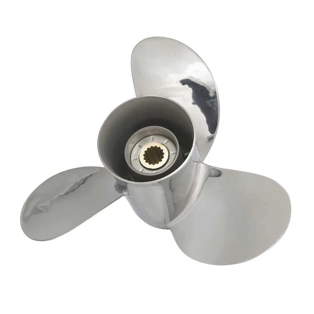 13.5x19 Stainless Boat Propeller for Suzuki 50-140HP (15 Spline)