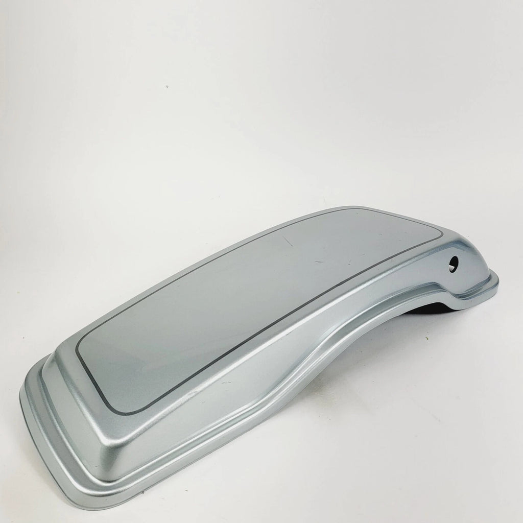 Left Saddlebag Lid for Harley Davidson Touring (2014–2023) Gloss Silver Pearl OEM 90200413