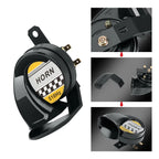 12V 110dB Electric Snail Air Horn for Car Motorcycle Truck Boat (EOA)