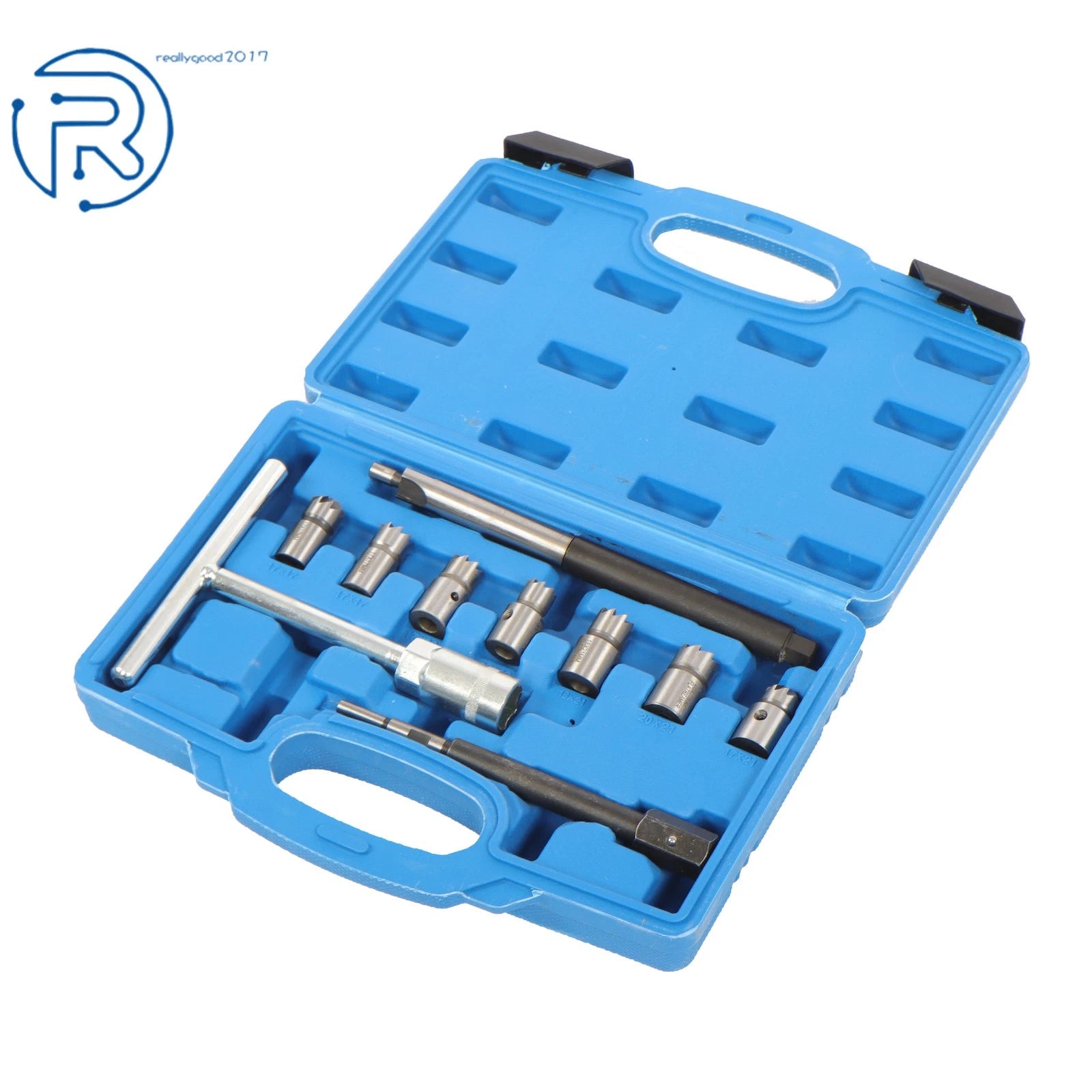 10Pcs Diesel Injector Seat Cleaner Tool for Auto Repair