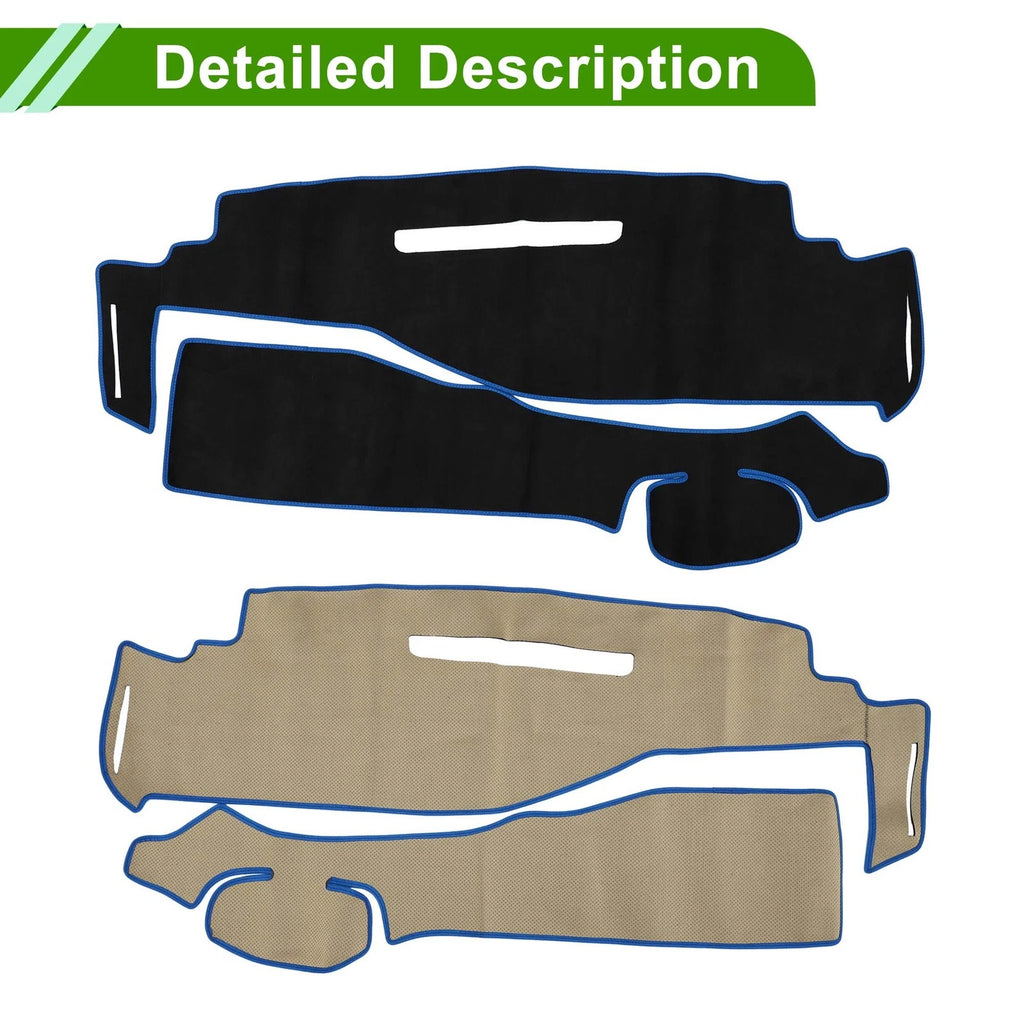 Dashboard Dash Cover Mat for Nissan Serena C27 (2016–2022) Black Blue