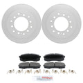 Brake Rotors & Ceramic Pads Kit for Toyota 4Runner FJ Cruiser GX460 (2003–2023)