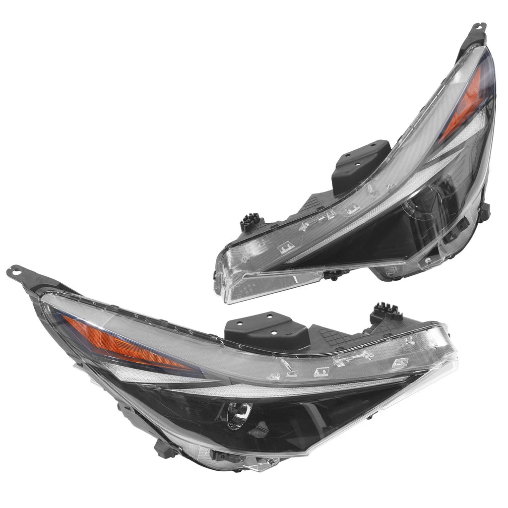 Headlights for Hyundai Elantra (2021–2022) Halogen with LED DRL Left+Right