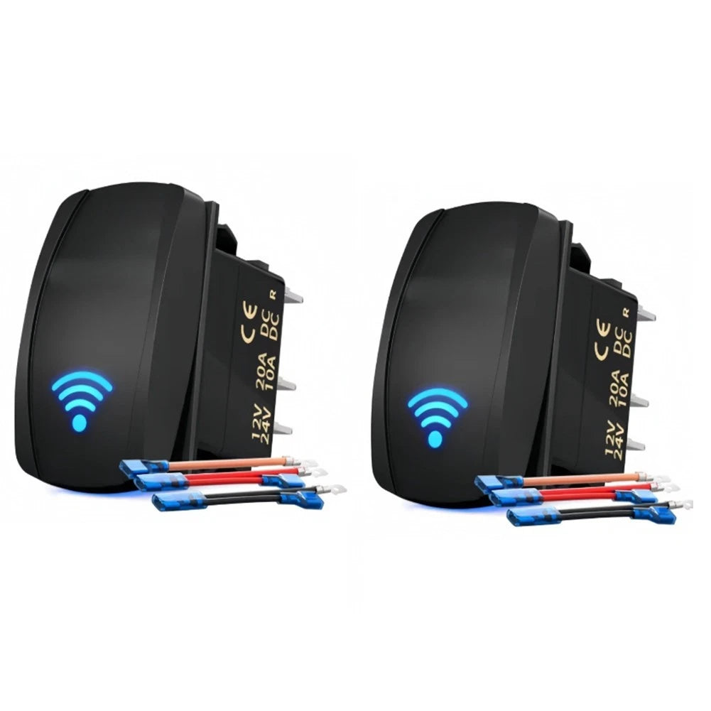 Rugged Rocker Switch 12V 24V IP65 for Mini Satellite Antenna (Starlink)