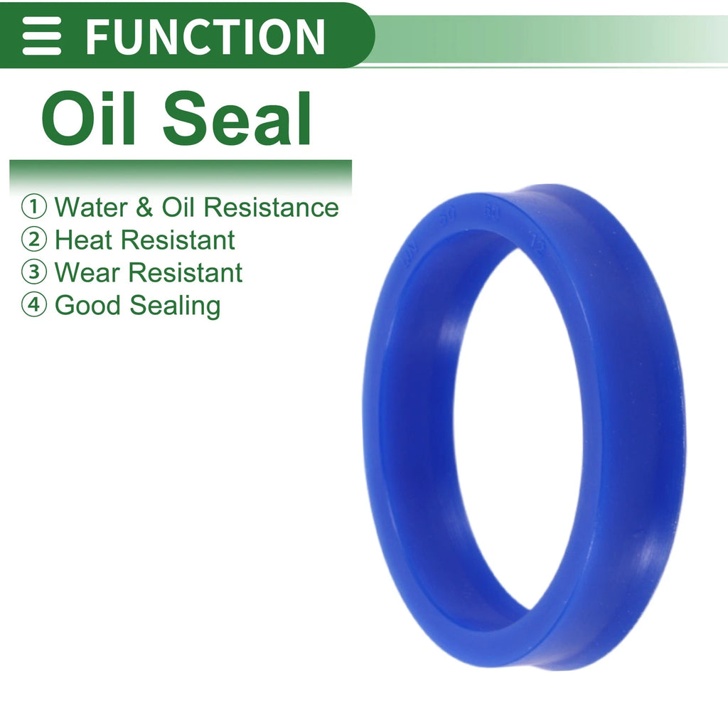 Set of 5 Oil Seal Rotary Shaft Seal 50x60x12mm High Pressure for Automotive