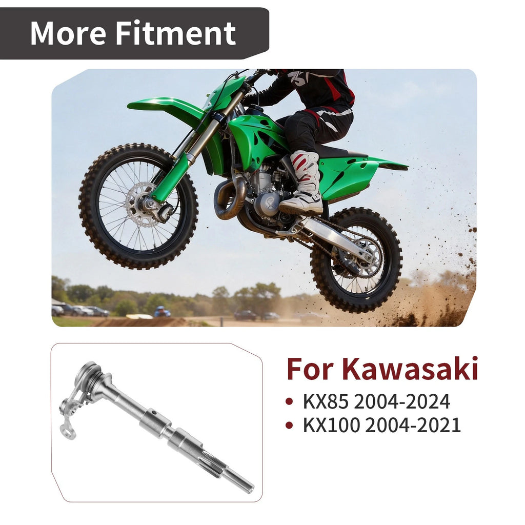 Power Valve Governor Linkage Arm Rod Assembly for Kawasaki KX100 KX85 (2004–2021)