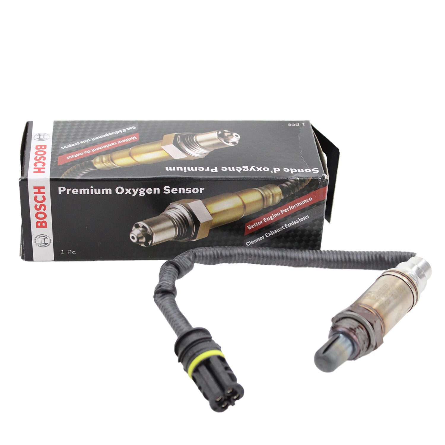 Bosch 13477 Front Upper Oxygen Sensor for BMW E38 E39 E46 E53 E83 X5 Z3 Z8 (1995–2006)