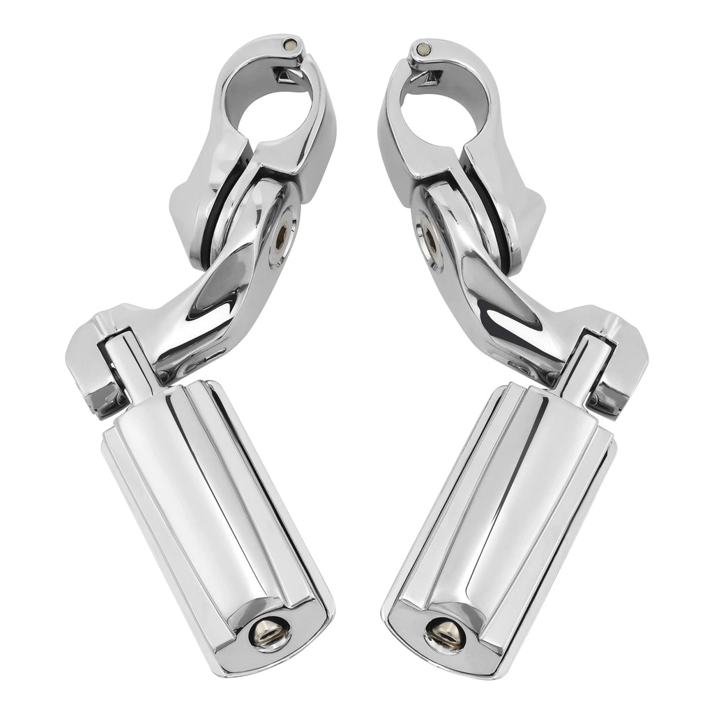 1-1/4" Highway Short Mounting Foot Pegs for Harley Touring Electra Glide