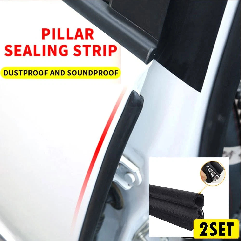 Set of 2 U Strip Door Edge Lock Protector for Universal Cars (10FT)