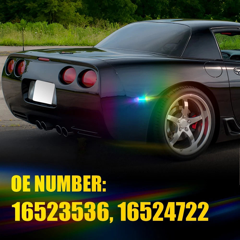 2X RGB LED Rear Side Marker Lights for Chevrolet Corvette C5 (1997–2004)