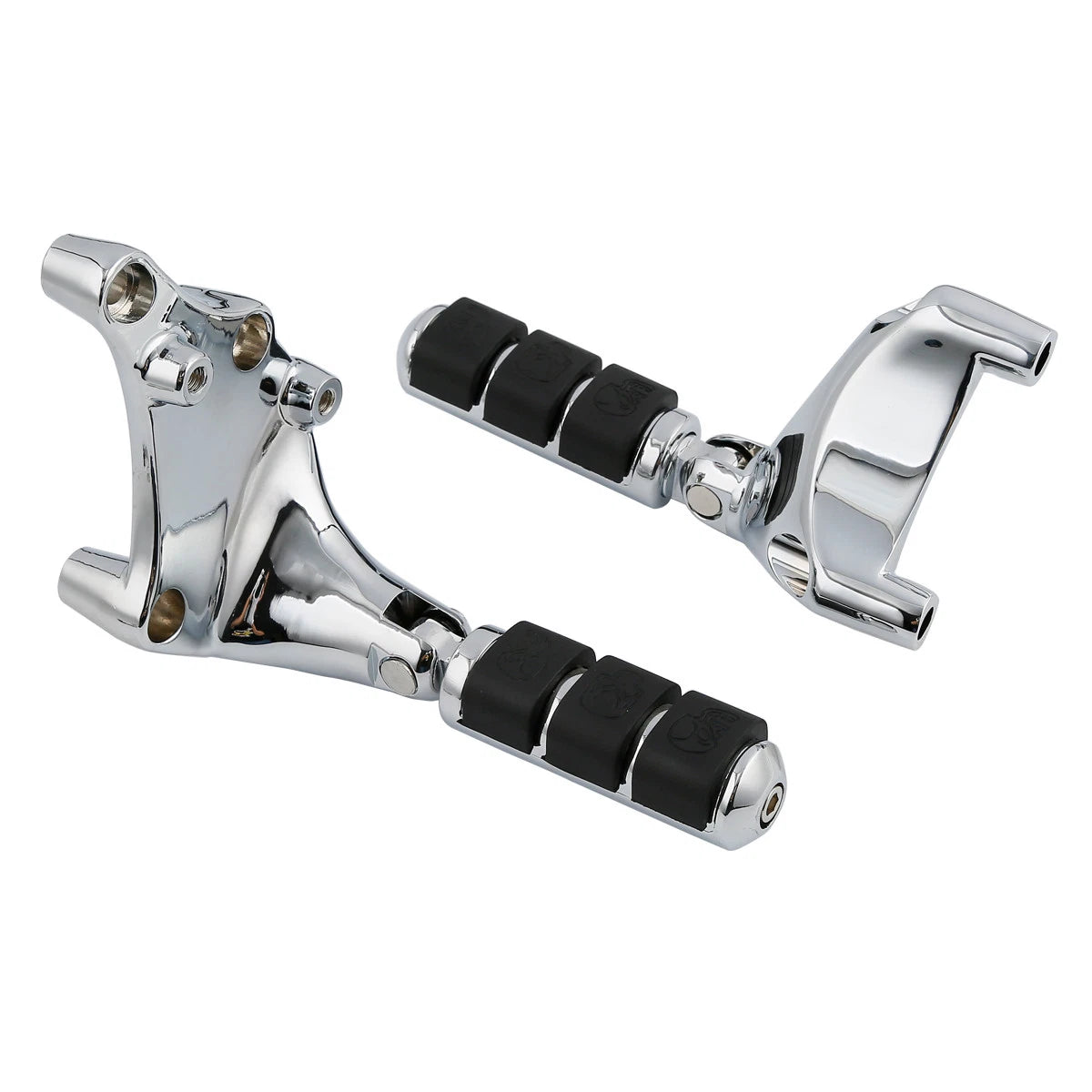 Chrome Passenger Footpeg Mount Bracket for Harley Sportster XL883 1200 (2014–2022)