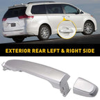 Outside Door Handle for Toyota Sienna (2004–2010) 1D7 Silver Shadow Pearl