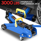 1.5 Ton Low Profile Hydraulic Floor Jack for Universal Use (5.3"-12" Lift)