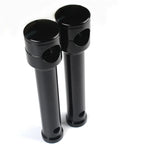 8" Rise Handlebar Risers for Harley (Aluminum)