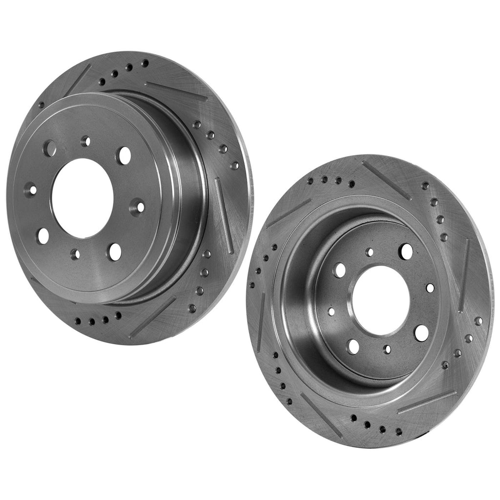 Rear Brake Disc Rotors for Honda Civic Coupe Sedan Acura Integra